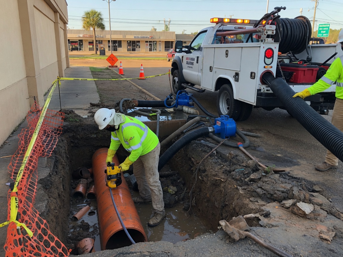 Sewer Line Repair in Olive Branch MS