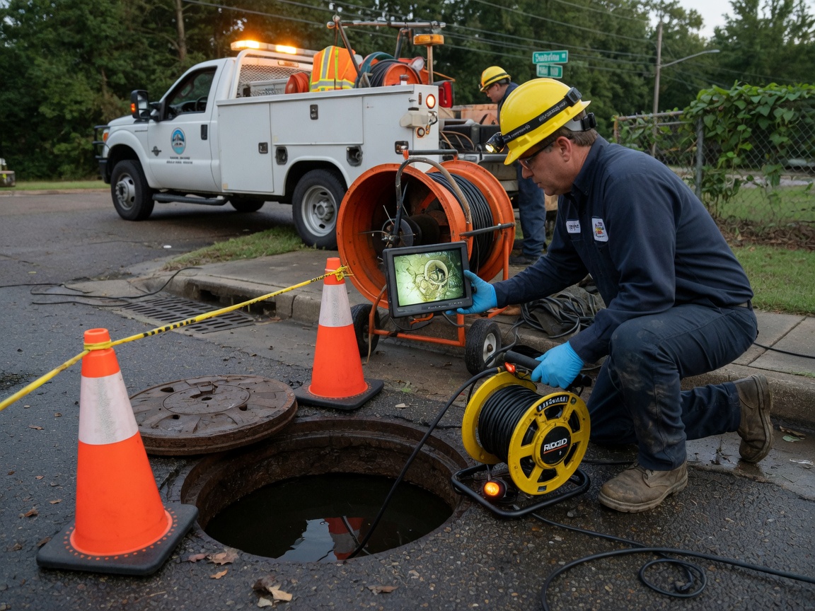 Sewer Camera Inspection in Southaven, MS